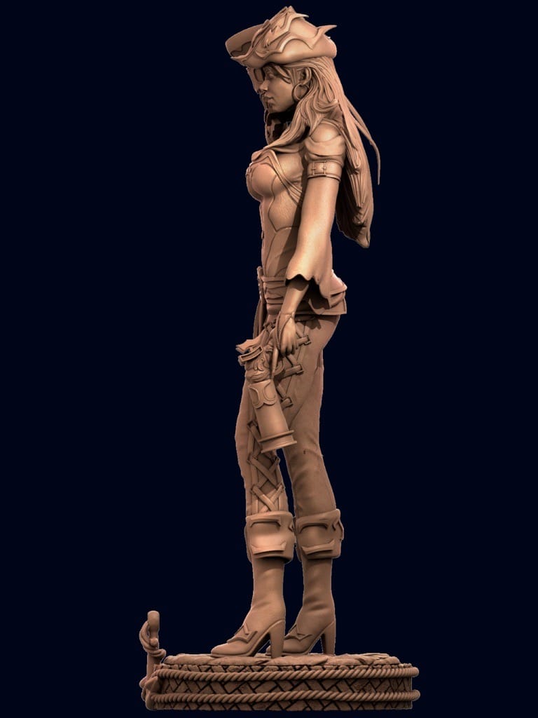 P站图纸印象馆 CA3D 英雄联盟 赏金猎人 厄运小姐 CA3D 英雄联盟 赏金猎人 厄运小姐