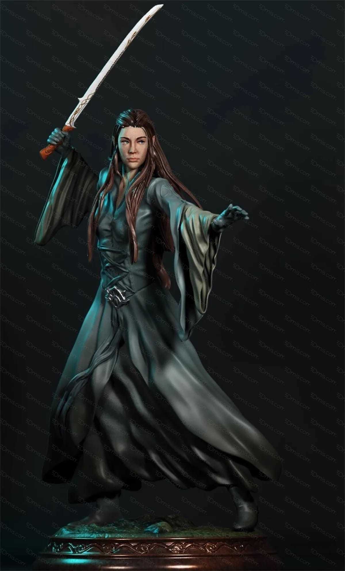 P站图纸印象馆 CA3D 魔戒 阿尔温 CA3D 魔戒 阿尔温