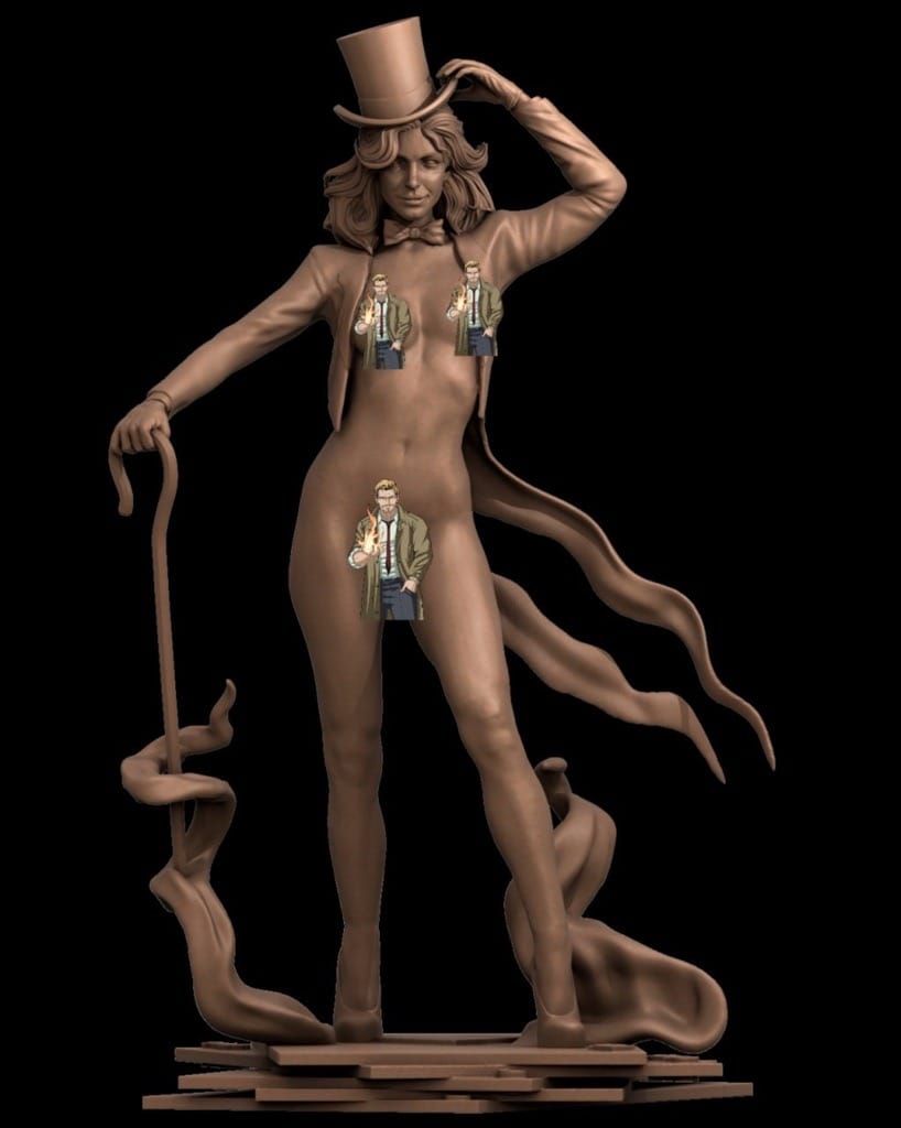 P站图纸印象馆 CA3D DC漫画 鹰侠 扎坦娜 CA3D DC漫画 鹰侠 扎坦娜