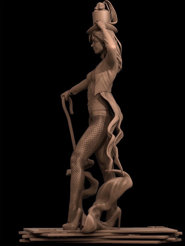 P站图纸印象馆 CA3D DC漫画 鹰侠 扎坦娜 CA3D DC漫画 鹰侠 扎坦娜