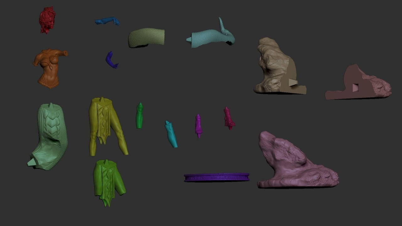 P站图纸印象馆 CA3D 希腊神话梅杜莎 CA3D 希腊神话梅杜莎