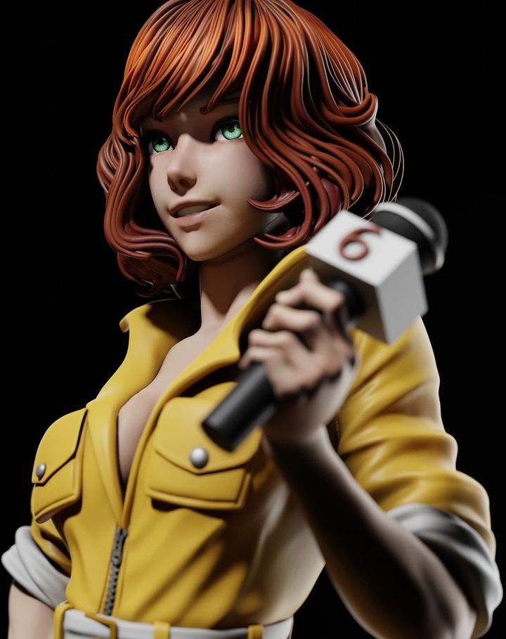 P站图纸印象馆 CA3D 忍者神龟 艾普莉尔·奥尼尔 CA3D 忍者神龟 艾普莉尔·奥尼尔