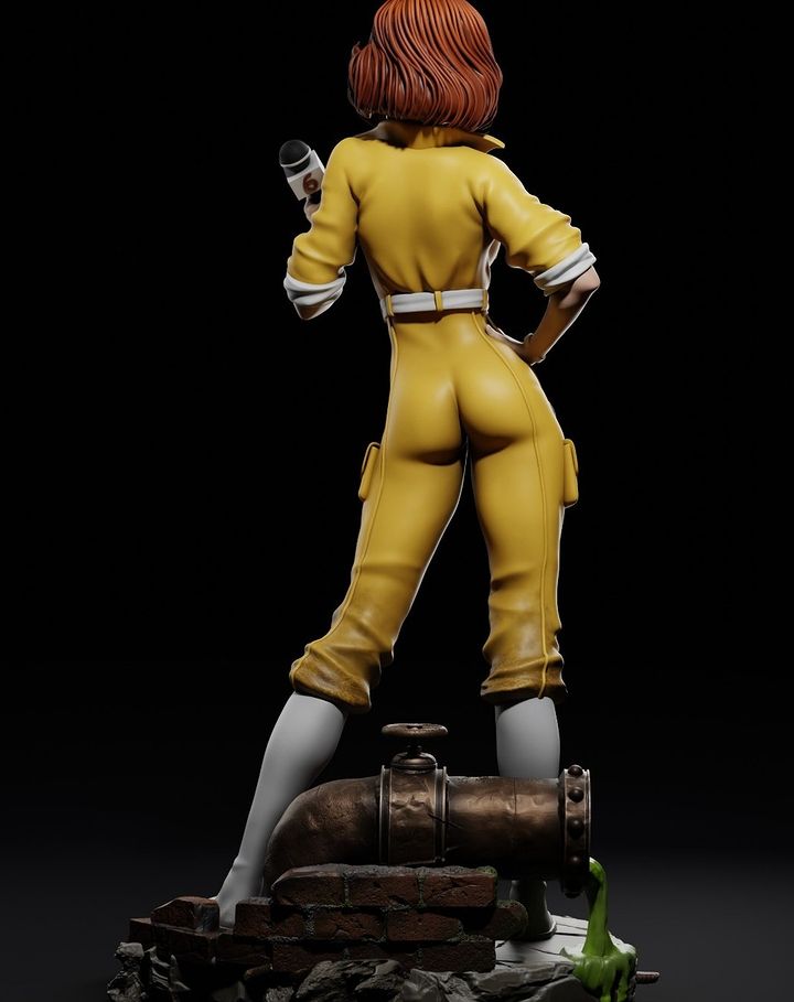 P站图纸印象馆 CA3D 忍者神龟 艾普莉尔·奥尼尔 CA3D 忍者神龟 艾普莉尔·奥尼尔