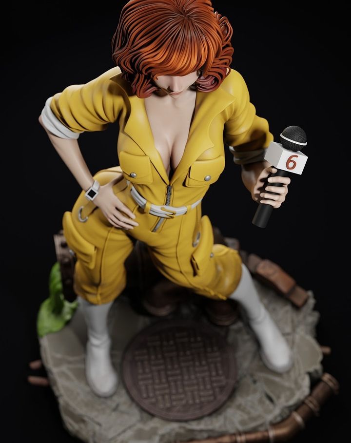 P站图纸印象馆 CA3D 忍者神龟 艾普莉尔·奥尼尔 CA3D 忍者神龟 艾普莉尔·奥尼尔