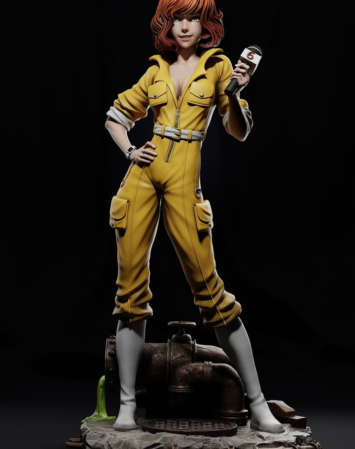 P站图纸印象馆 CA3D 忍者神龟 艾普莉尔·奥尼尔 CA3D 忍者神龟 艾普莉尔·奥尼尔