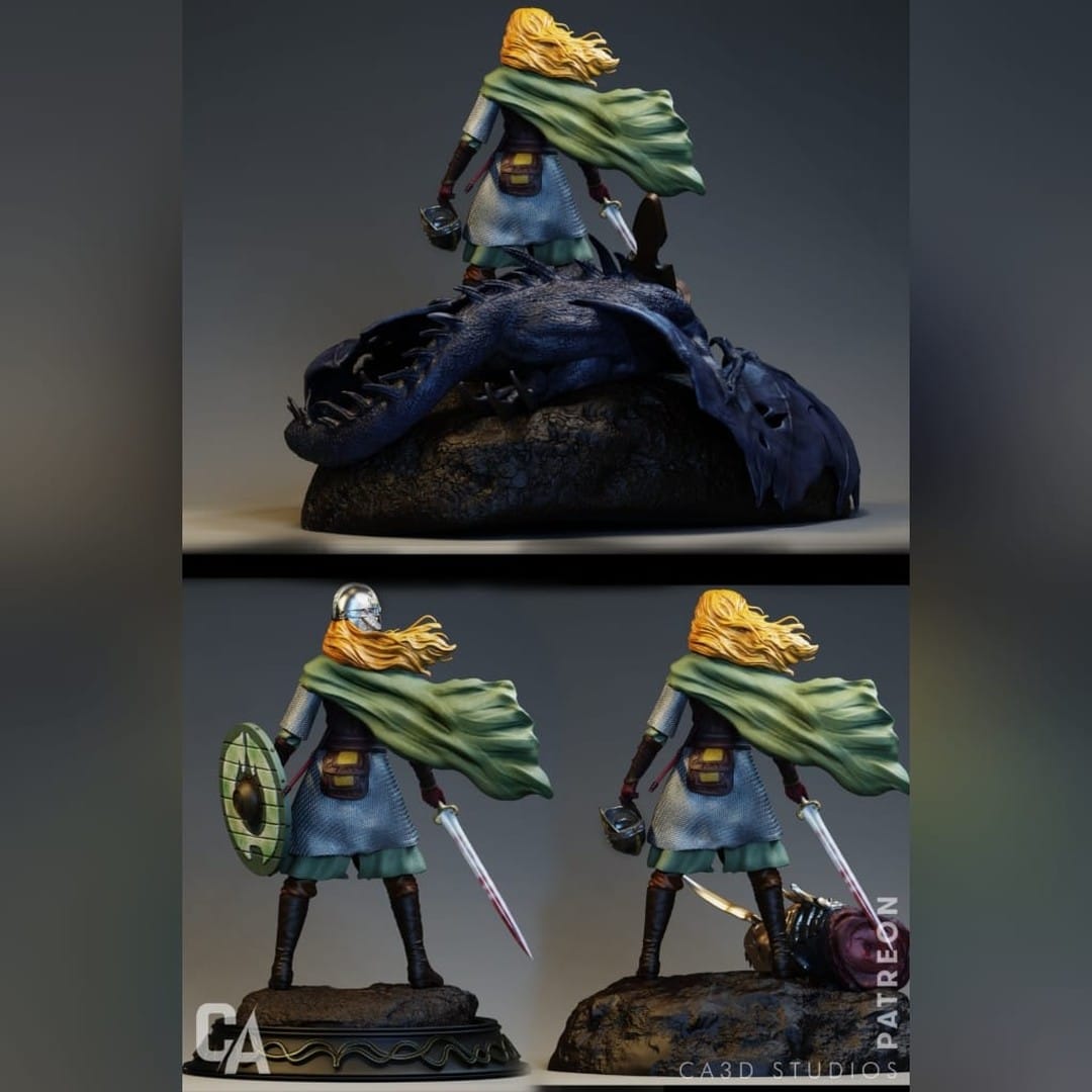 P站图纸印象馆 CA3D 魔戒 伊欧玟 CA3D 魔戒 伊欧玟