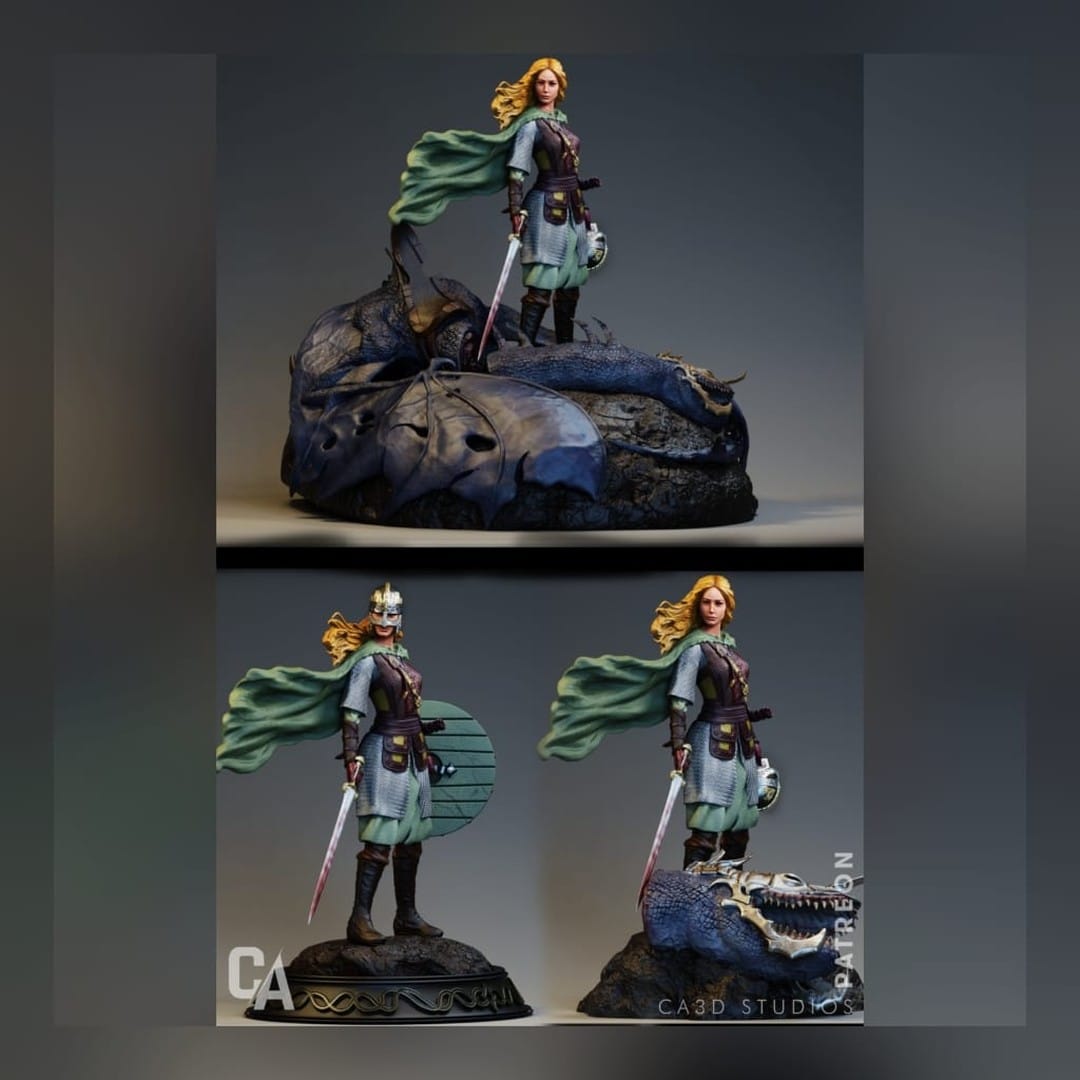 P站图纸印象馆 CA3D 魔戒 伊欧玟 CA3D 魔戒 伊欧玟