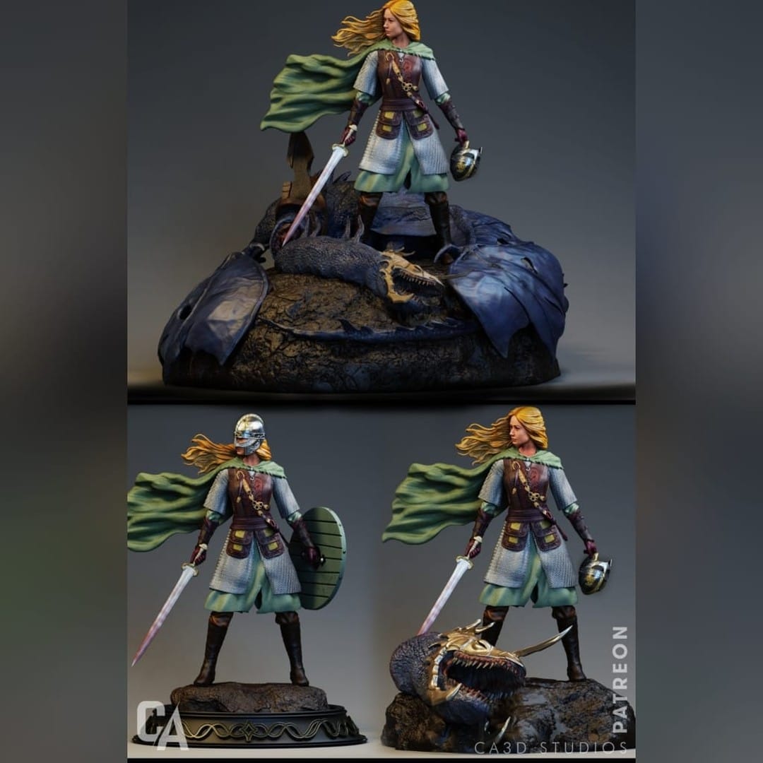 P站图纸印象馆 CA3D 魔戒 伊欧玟 CA3D 魔戒 伊欧玟