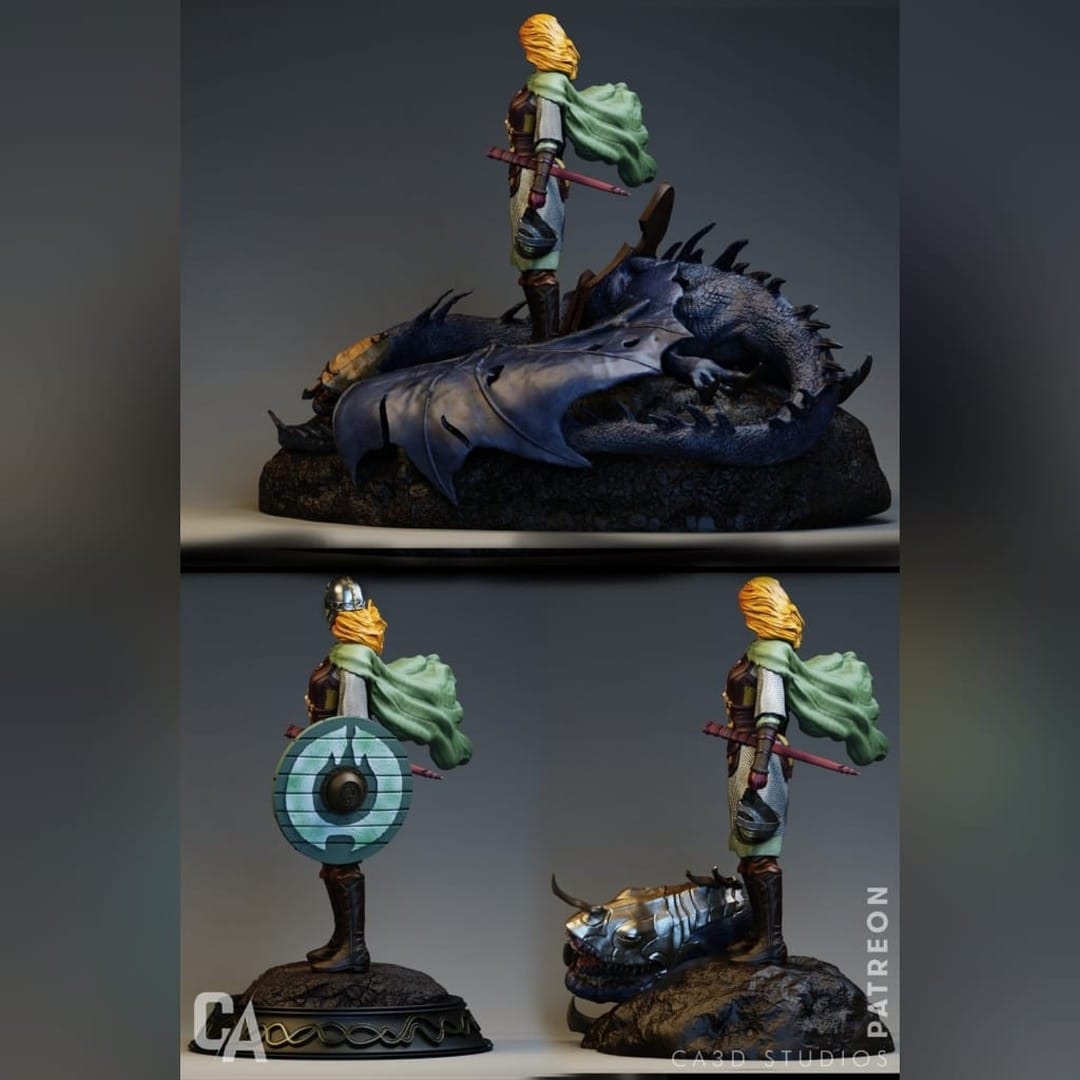 P站图纸印象馆 CA3D 魔戒 伊欧玟 CA3D 魔戒 伊欧玟