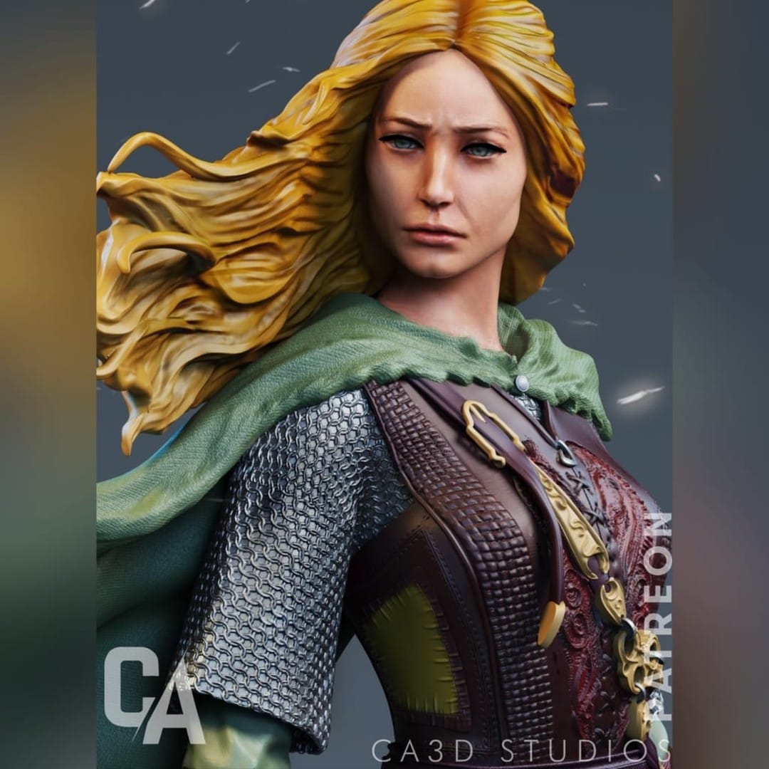 P站图纸印象馆 CA3D 魔戒 伊欧玟 CA3D 魔戒 伊欧玟