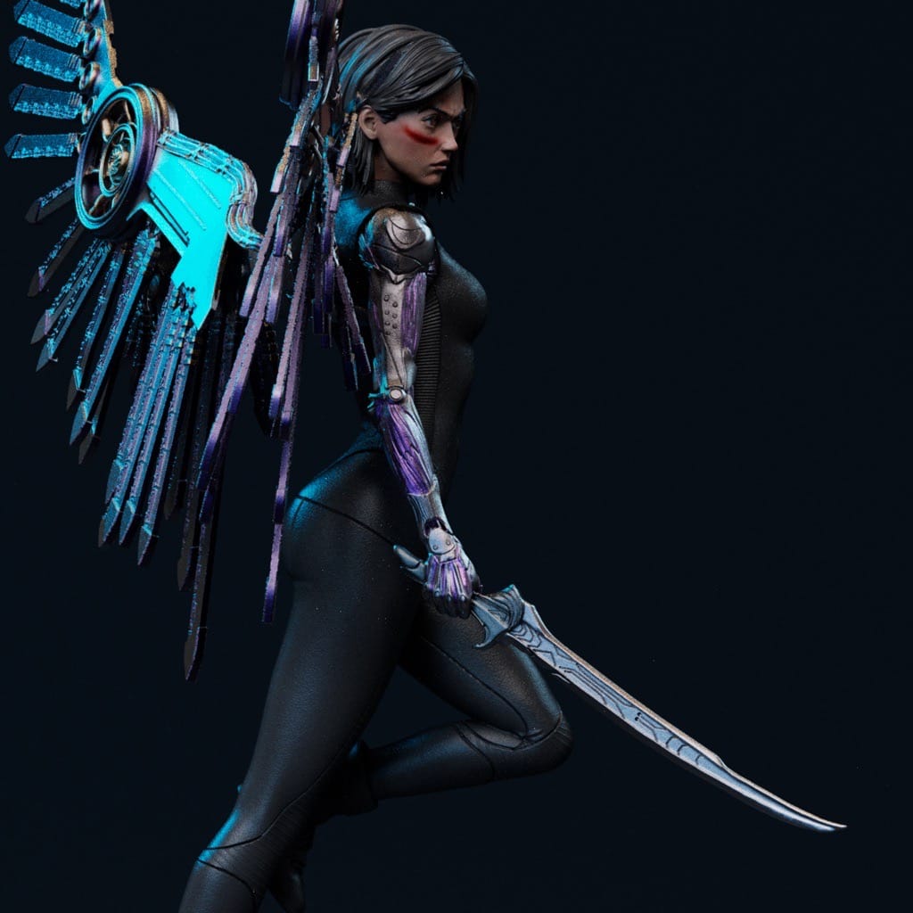 P站图纸印象馆 CA3D 战斗天使 阿丽塔 CA3D 战斗天使 阿丽塔