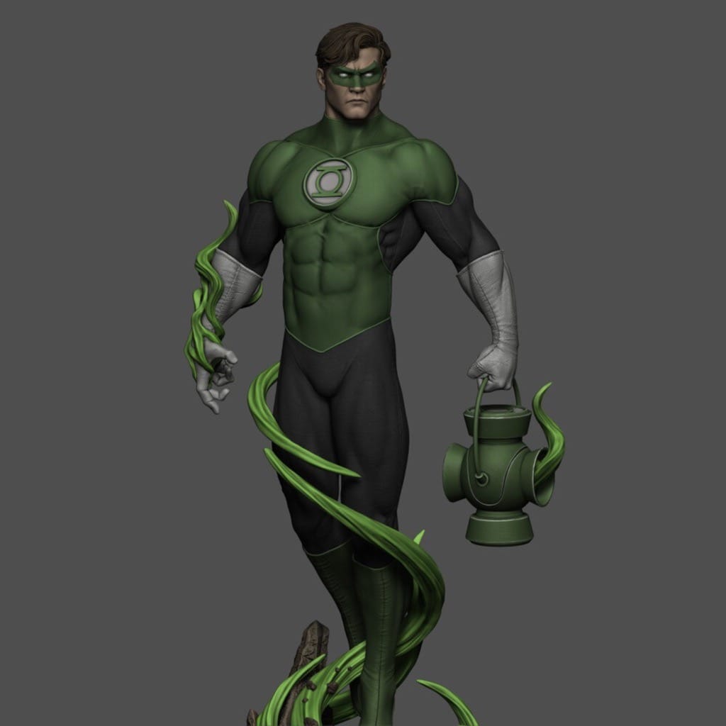 P站图纸印象馆 CA3D DC漫画绿灯侠 CA3D DC漫画绿灯侠