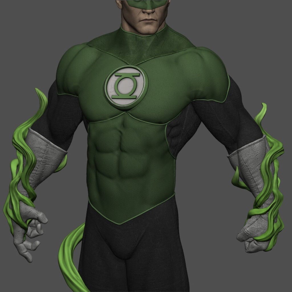 P站图纸印象馆 CA3D DC漫画绿灯侠 CA3D DC漫画绿灯侠
