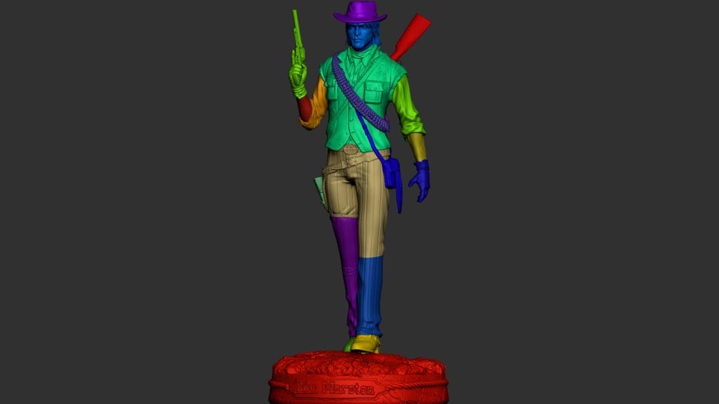 P站图纸印象馆 CA3D 荒野大镖客 约翰·马斯顿 CA3D 荒野大镖客 约翰·马斯顿