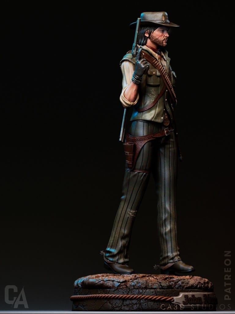 P站图纸印象馆 CA3D 荒野大镖客 约翰·马斯顿 CA3D 荒野大镖客 约翰·马斯顿