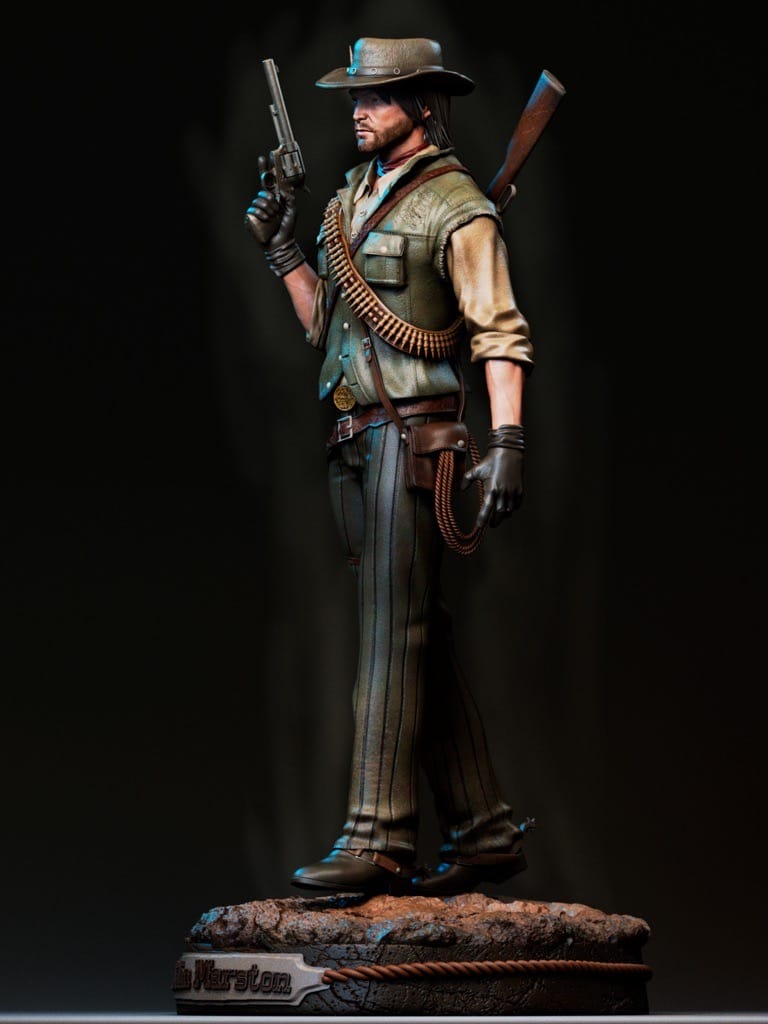 P站图纸印象馆 CA3D 荒野大镖客 约翰·马斯顿 CA3D 荒野大镖客 约翰·马斯顿