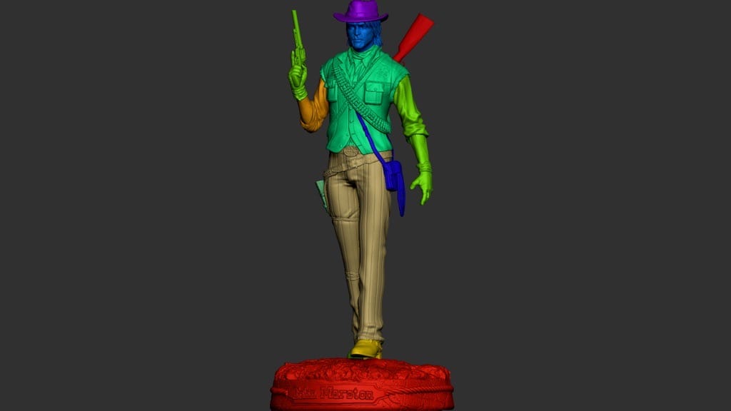 P站图纸印象馆 CA3D 荒野大镖客 约翰·马斯顿 CA3D 荒野大镖客 约翰·马斯顿