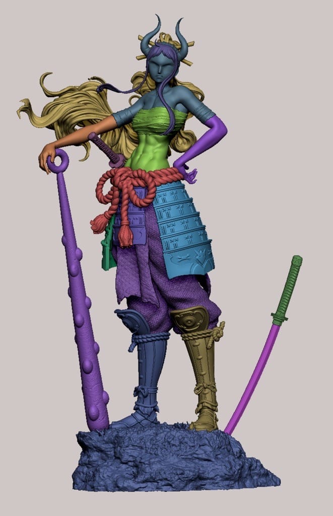 P站图纸印象馆 CA3D 海贼王 大河 CA3D 海贼王 大河