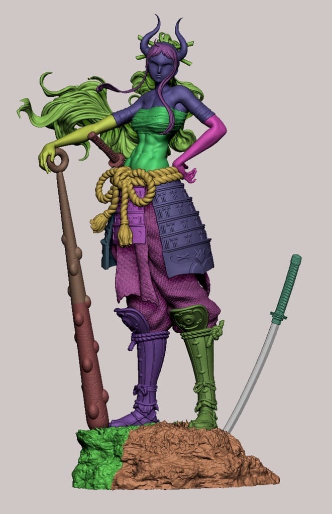 P站图纸印象馆 CA3D 海贼王 大河 CA3D 海贼王 大河