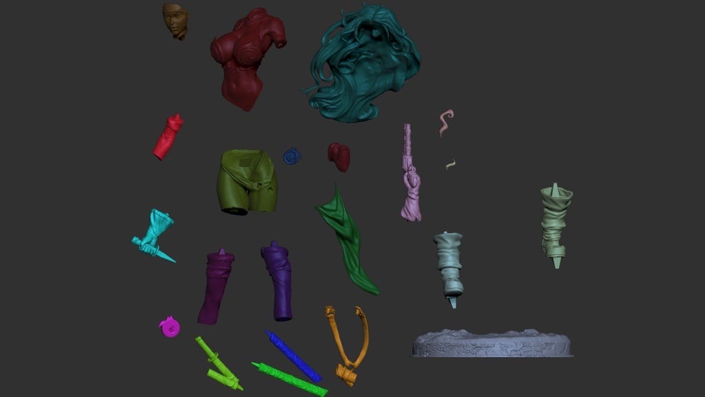 P站图纸印象馆 CA3D 莫妮卡 CA3D 莫妮卡