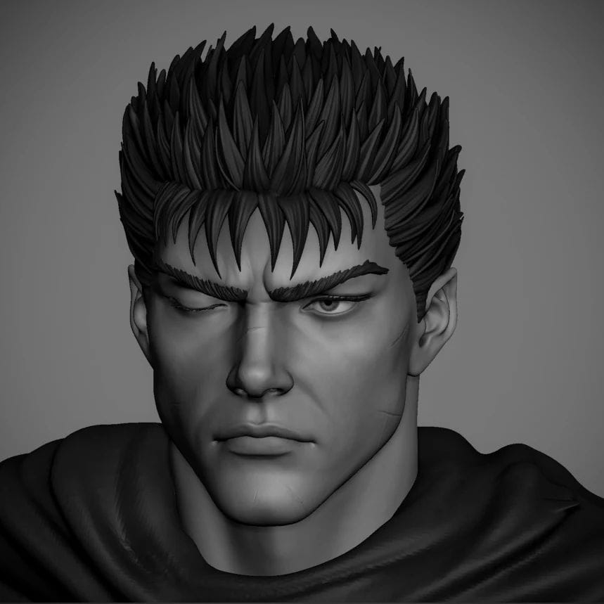 P站图纸印象馆 CA3D 剑风传奇 格斯 CA3D 剑风传奇 格斯