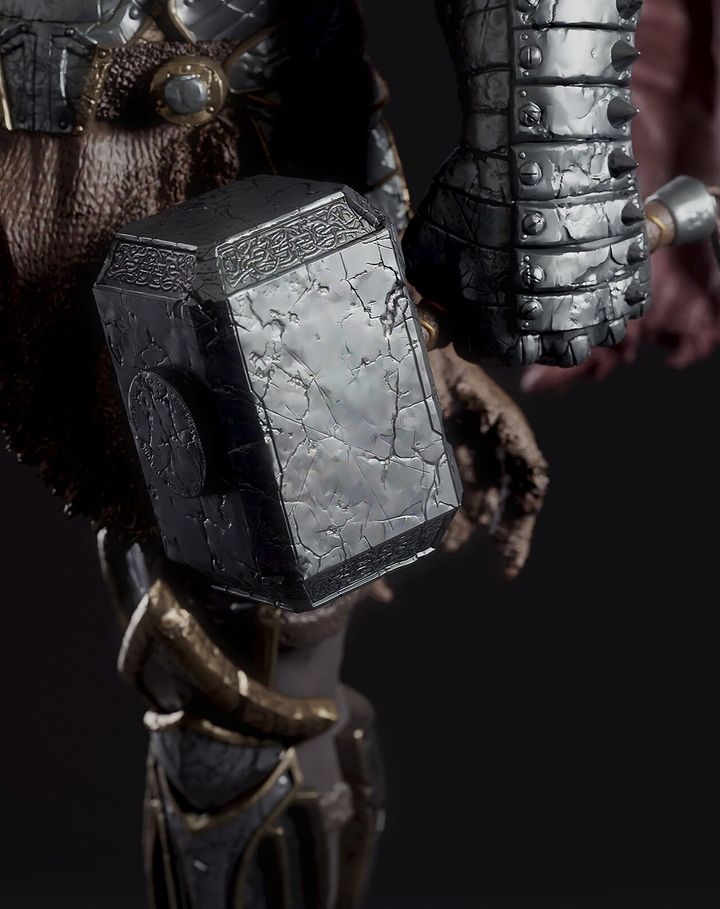 P站图纸印象馆 CA3D 漫威 雷神王 托尔 CA3D 漫威 雷神王 托尔