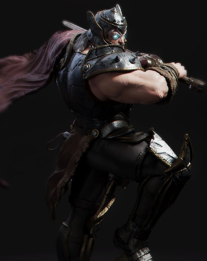 P站图纸印象馆 CA3D 漫威 雷神王 托尔 CA3D 漫威 雷神王 托尔