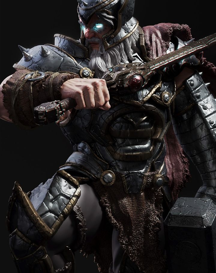 P站图纸印象馆 CA3D 漫威 雷神王 托尔 CA3D 漫威 雷神王 托尔