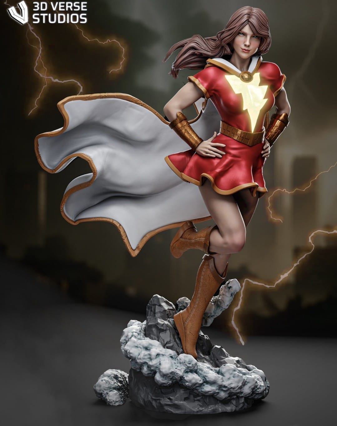 P站图纸印象馆 3dVerse DC漫画 玛丽·贝桑 3dVerse DC漫画 玛丽·贝桑