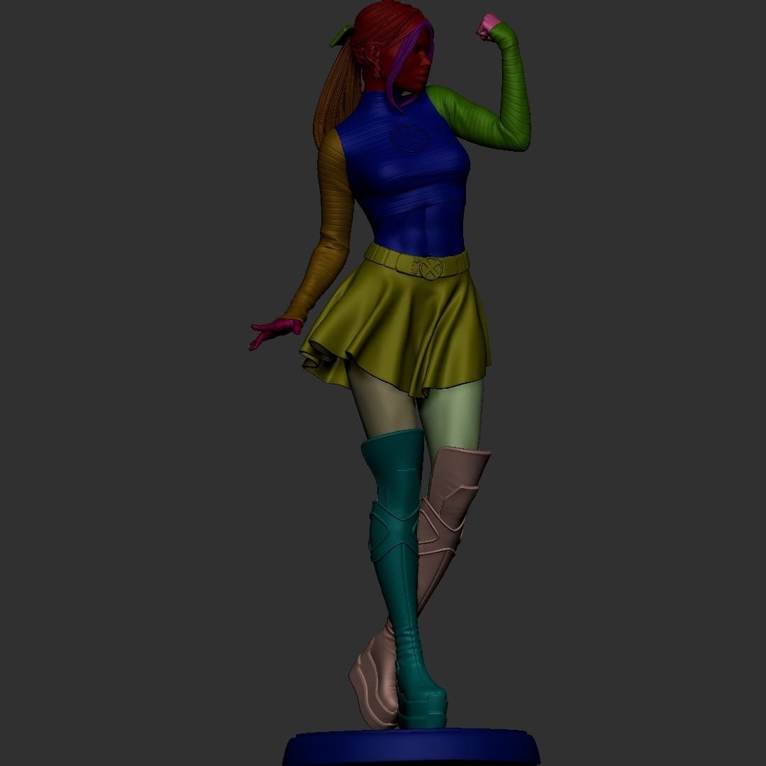 P站图纸印象馆 3dVerse 漫威 X战警 暴风女 3dVerse 漫威 X战警 暴风女