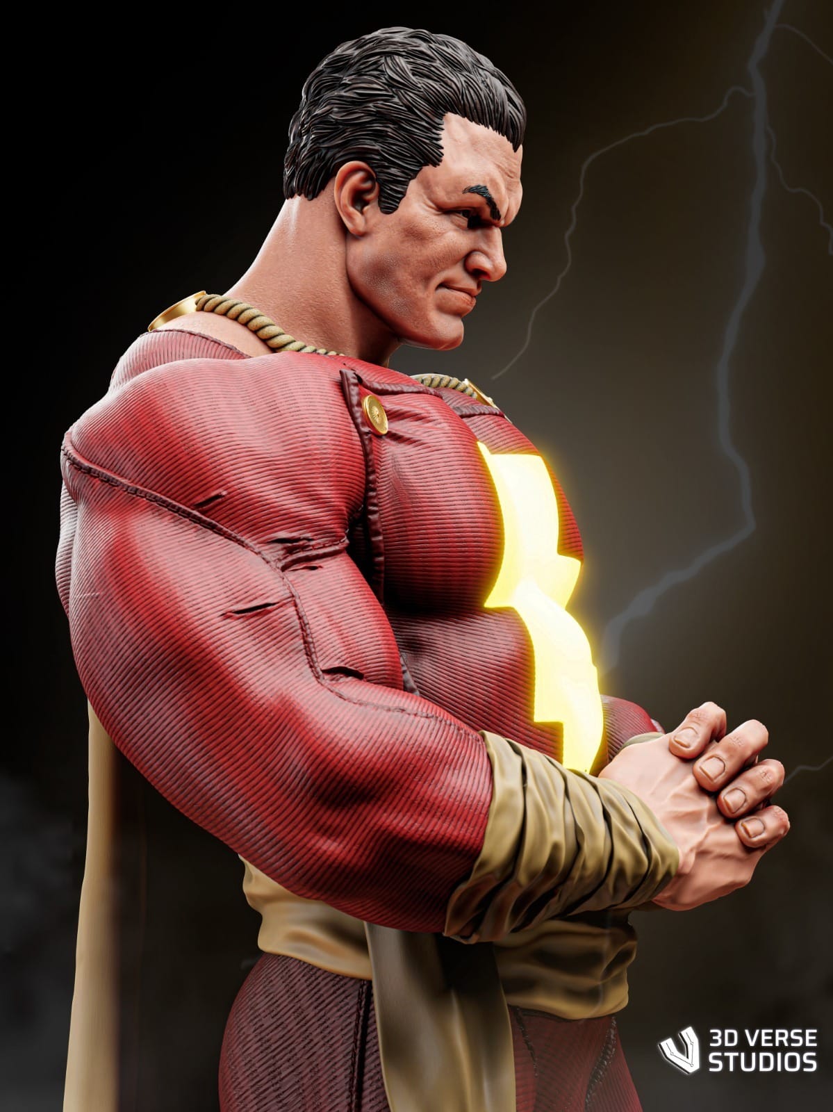 P站图纸印象馆 3dVerse DC漫画 惊奇队长 沙赞 3dVerse DC漫画 惊奇队长 沙赞