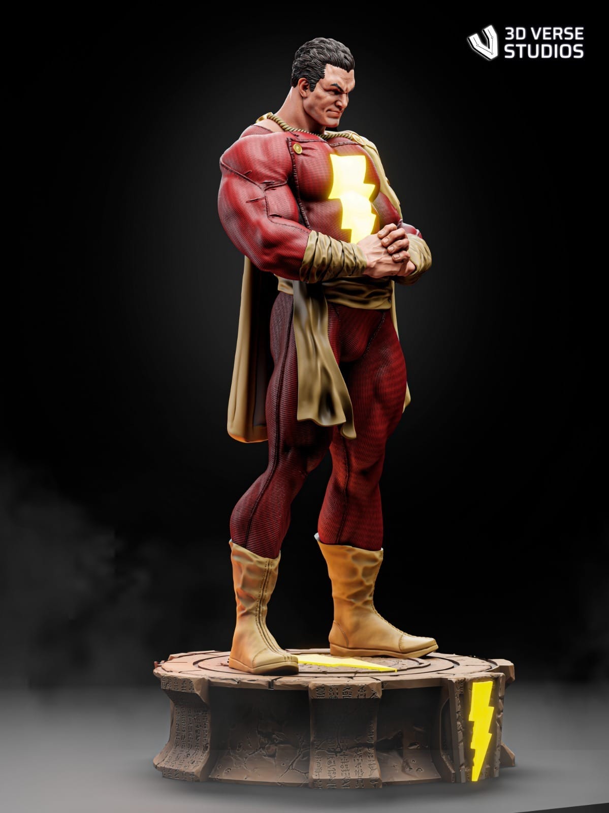 P站图纸印象馆 3dVerse DC漫画 惊奇队长 沙赞 3dVerse DC漫画 惊奇队长 沙赞