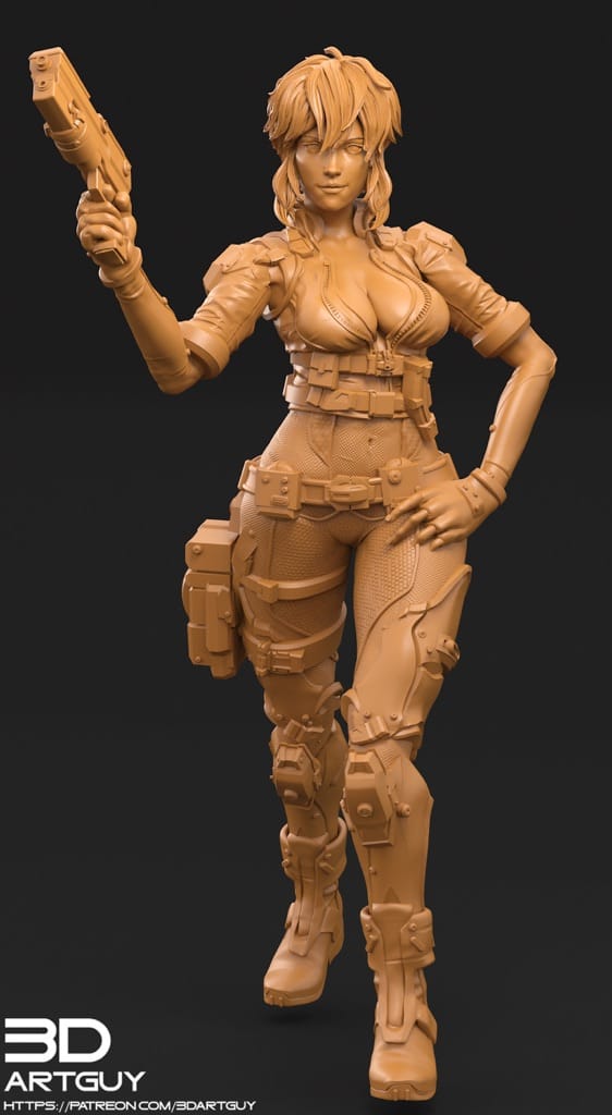 P站图纸印象馆 3DArtGuy SciFi Cop 3DArtGuy SciFi Cop