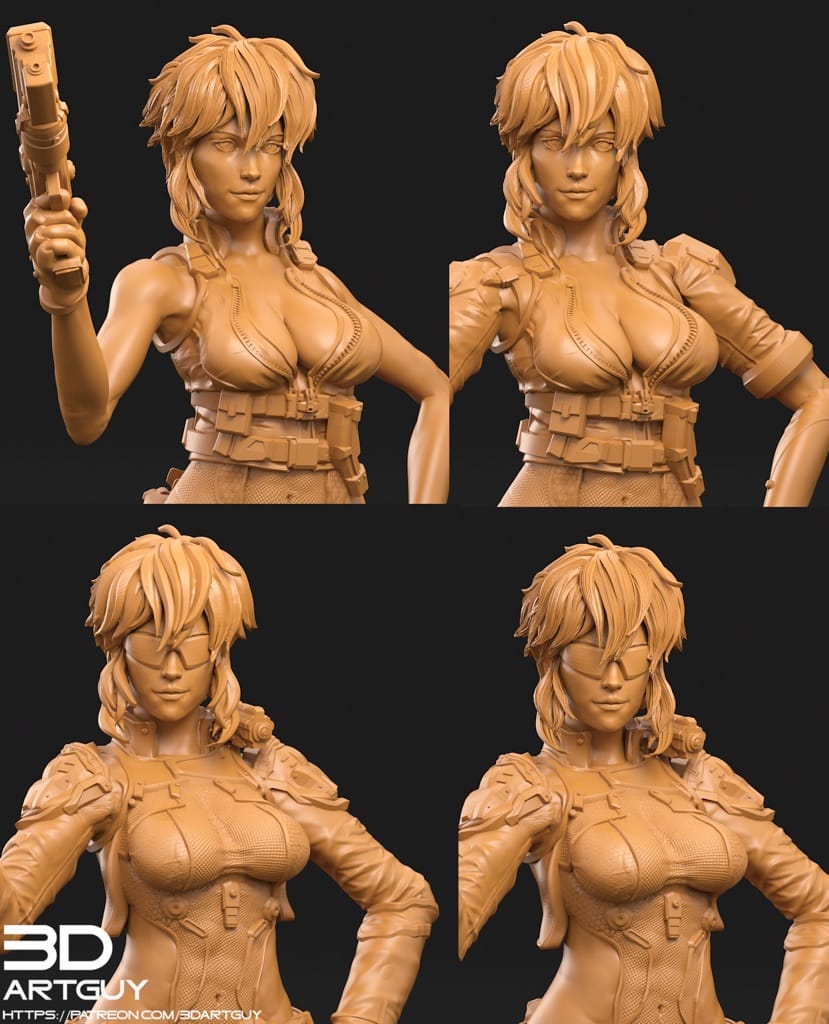 P站图纸印象馆 3DArtGuy SciFi Cop 3DArtGuy SciFi Cop