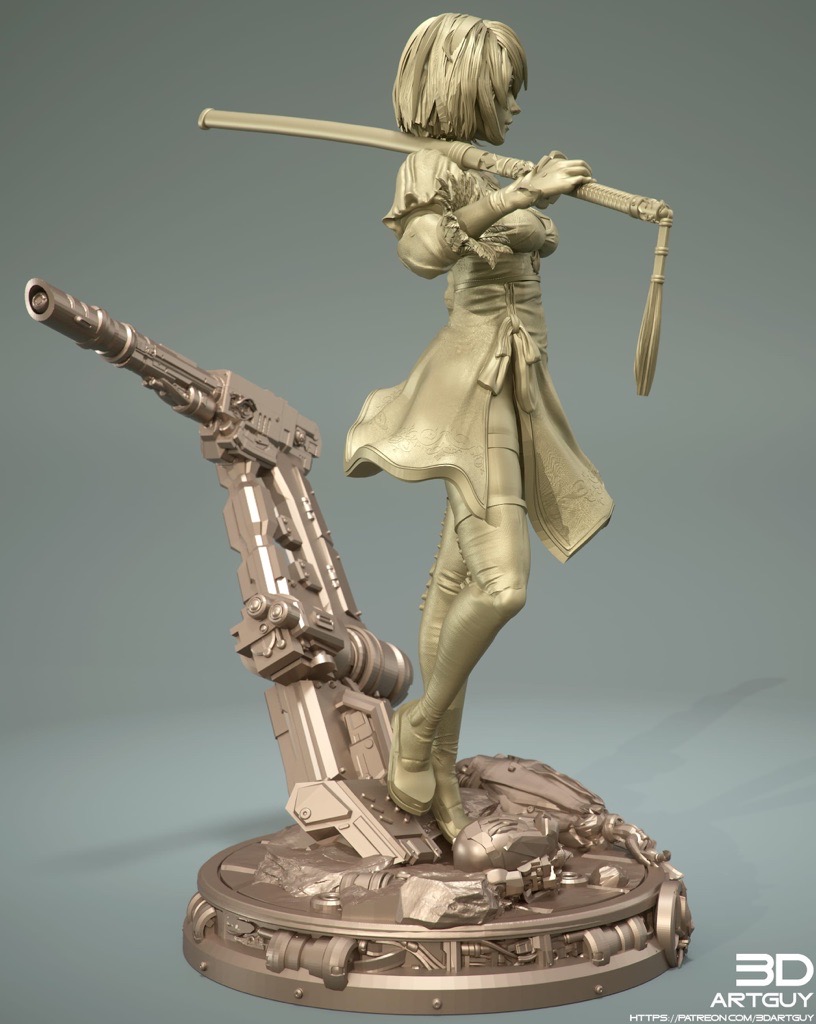 P站图纸印象馆 3DArtGuy 尼尔 机械纪元 3DArtGuy 尼尔 机械纪元