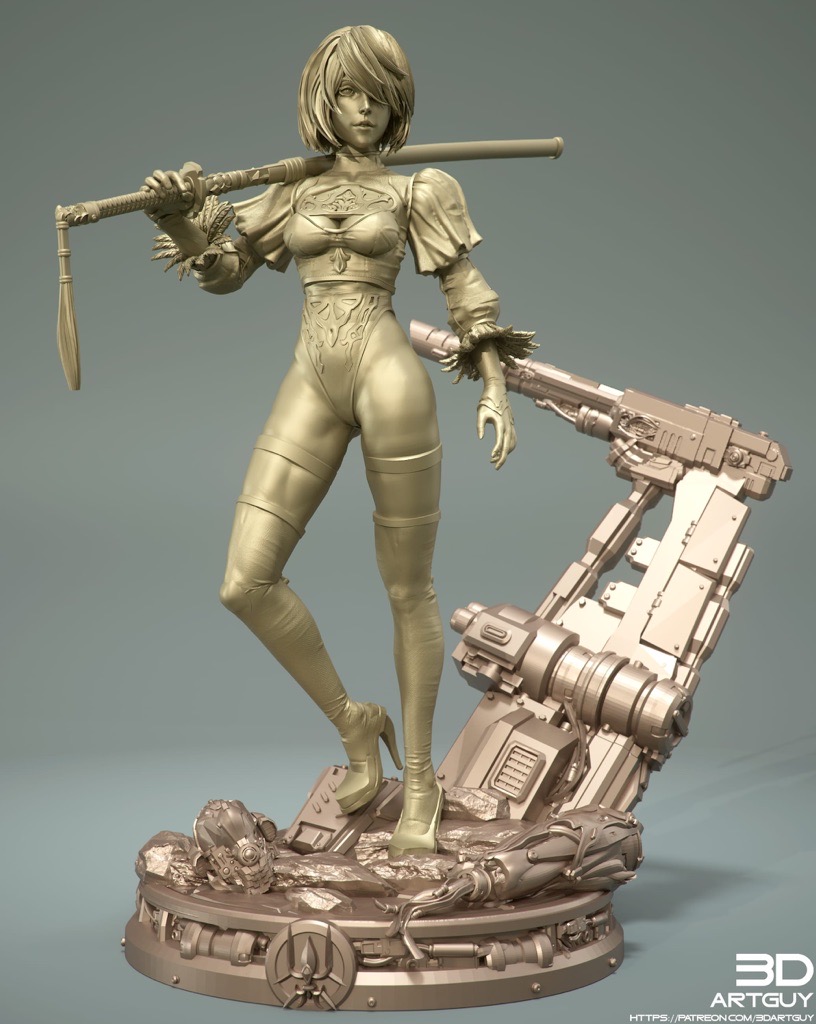 P站图纸印象馆 3DArtGuy 尼尔 机械纪元 3DArtGuy 尼尔 机械纪元