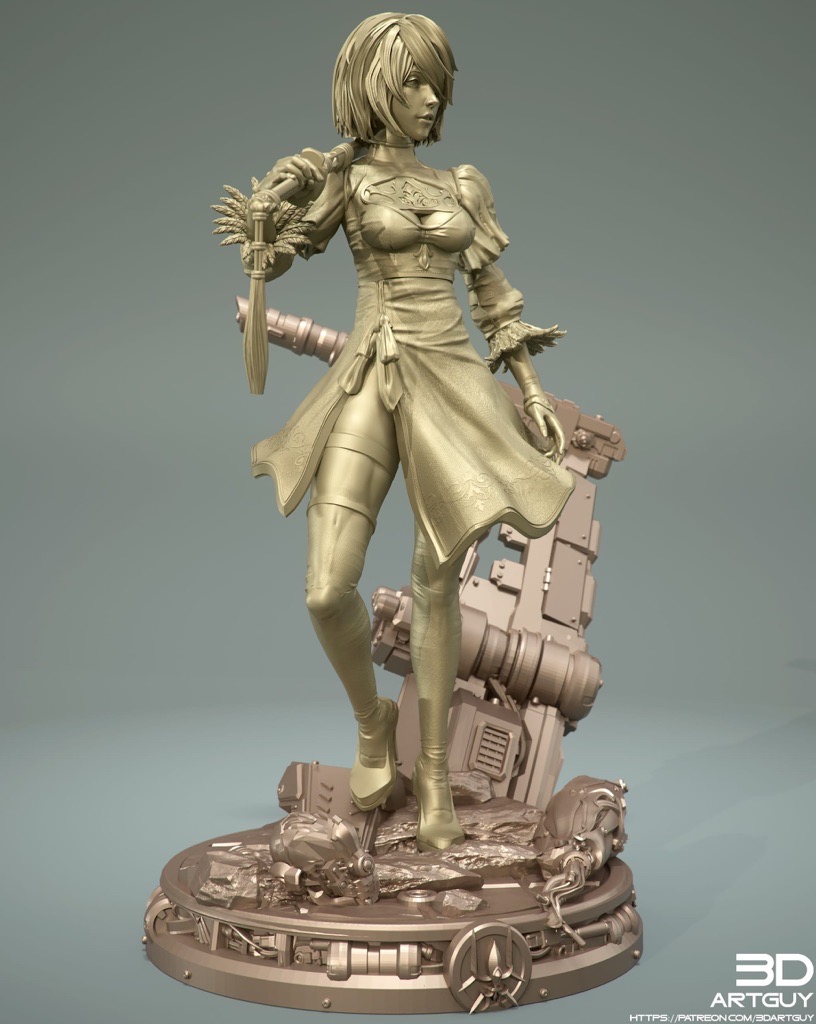 P站图纸印象馆 3DArtGuy 尼尔 机械纪元 3DArtGuy 尼尔 机械纪元