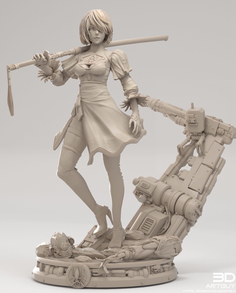 P站图纸印象馆 3DArtGuy 尼尔 机械纪元 3DArtGuy 尼尔 机械纪元