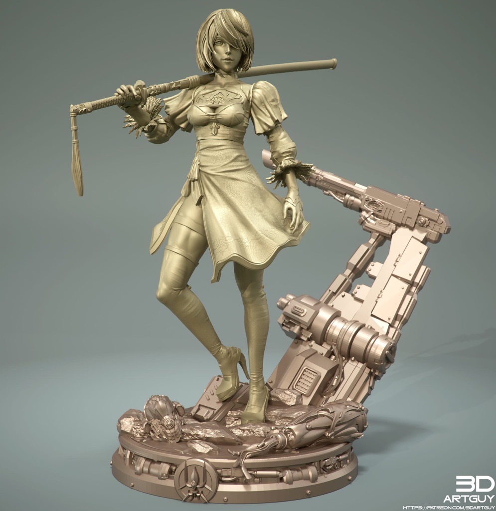 P站图纸印象馆 3DArtGuy 尼尔 机械纪元 3DArtGuy 尼尔 机械纪元