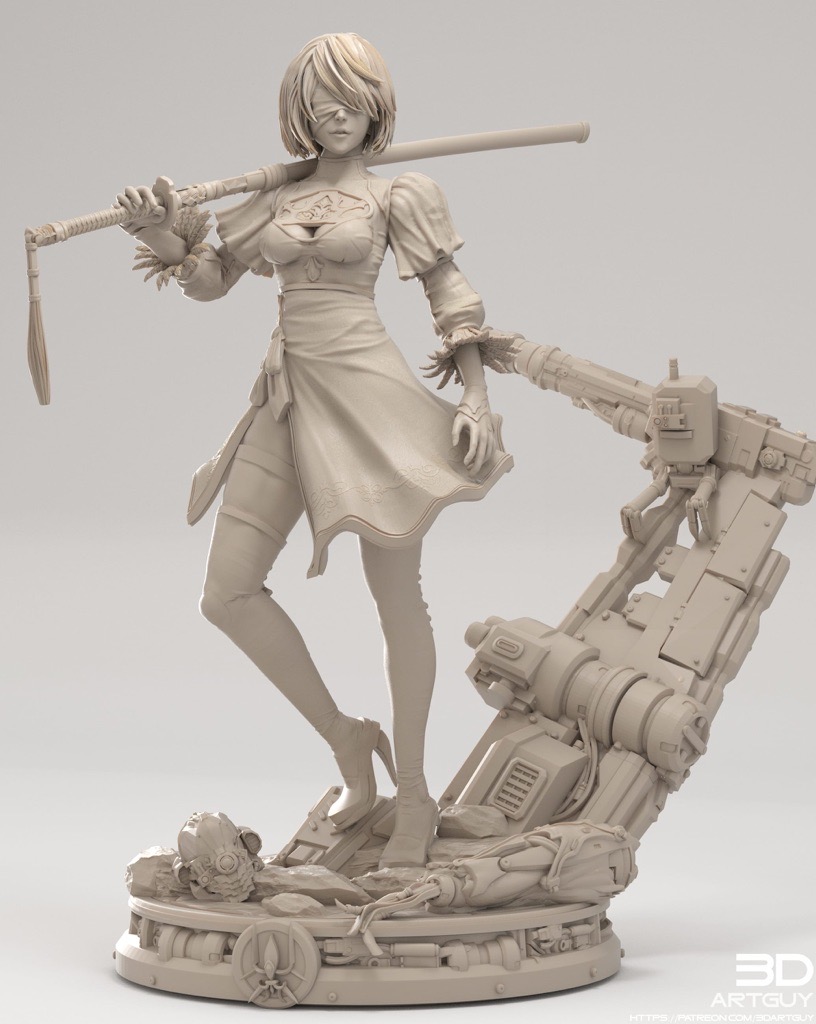 P站图纸印象馆 3DArtGuy 尼尔 机械纪元 3DArtGuy 尼尔 机械纪元