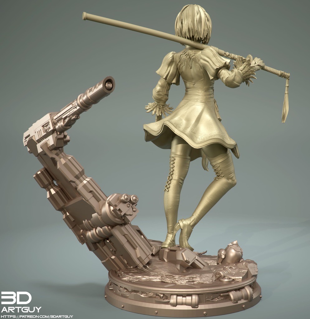 P站图纸印象馆 3DArtGuy 尼尔 机械纪元 3DArtGuy 尼尔 机械纪元