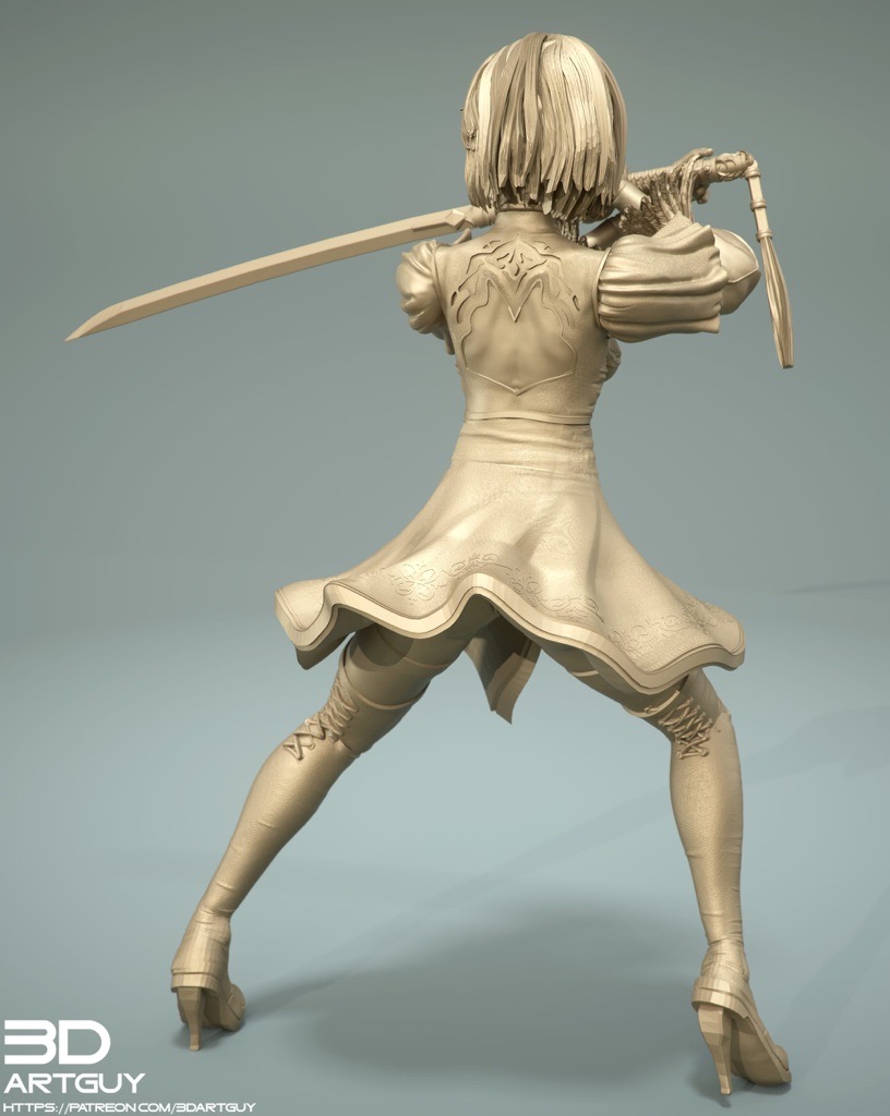 P站图纸印象馆 3DArtGuy 尼尔 机械纪元 3DArtGuy 尼尔 机械纪元