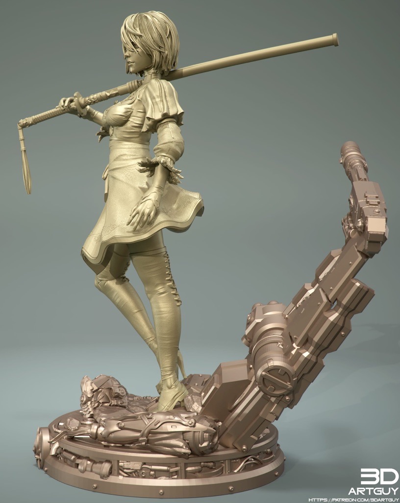 P站图纸印象馆 3DArtGuy 尼尔 机械纪元 3DArtGuy 尼尔 机械纪元