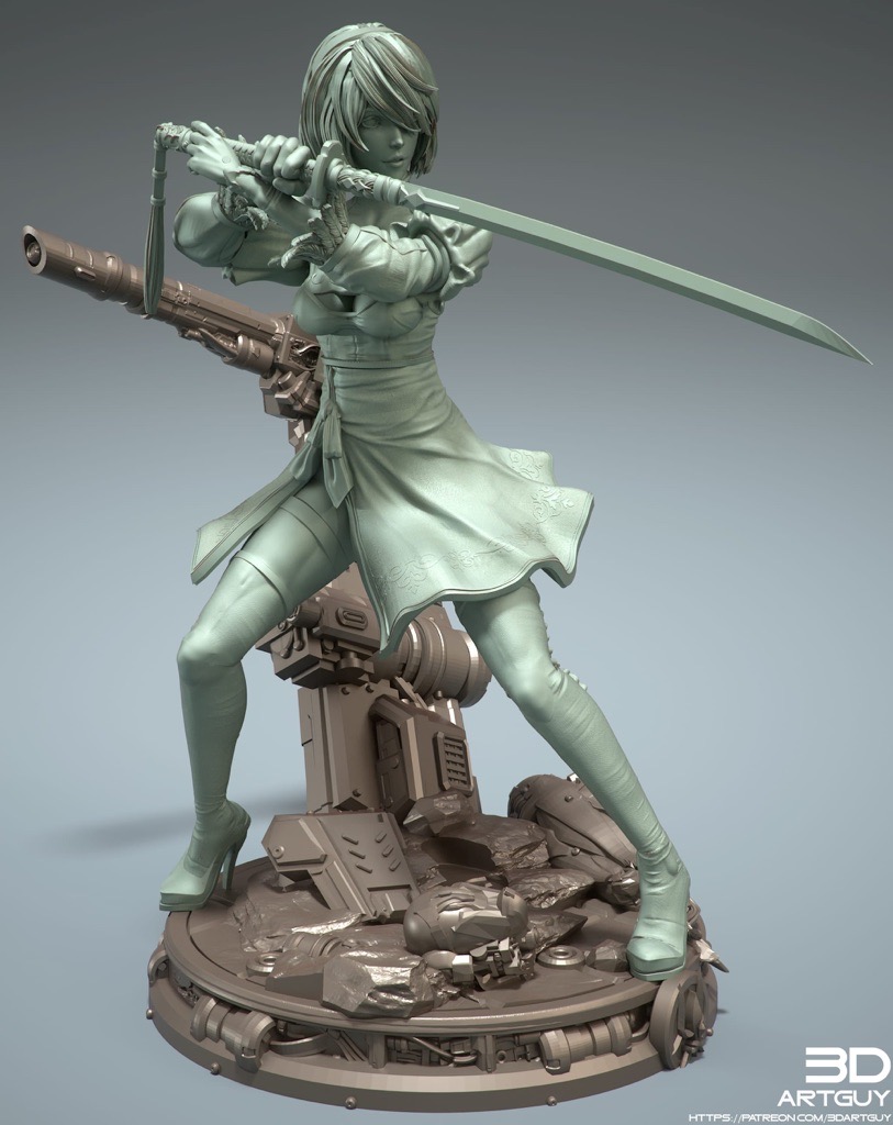 P站图纸印象馆 3DArtGuy 尼尔 机械纪元 3DArtGuy 尼尔 机械纪元