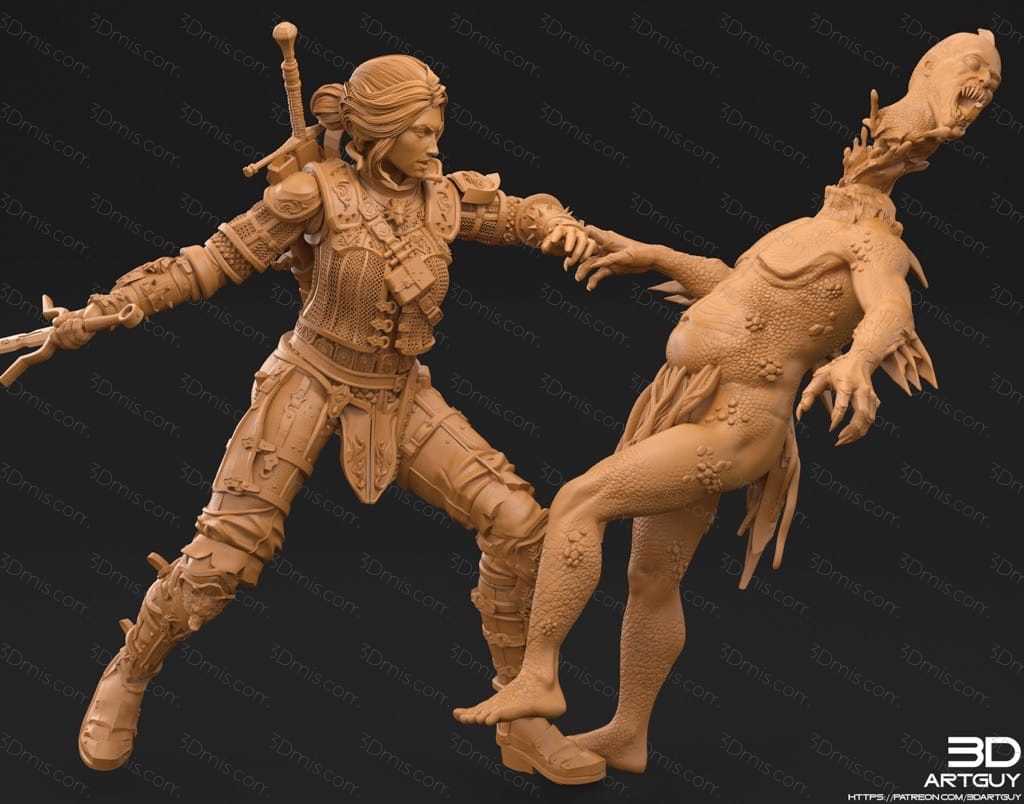 P站图纸印象馆 3DArtGuy Fantasy Characters 2022年2月 3DArtGuy Fantasy Characters 2022年2月