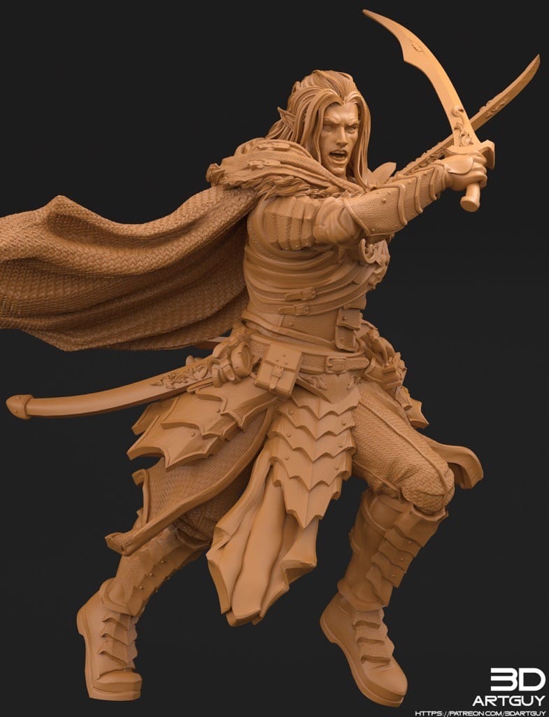 P站图纸印象馆 3DArtGuy Fantasy Characters 2022年2月 3DArtGuy Fantasy Characters 2022年2月