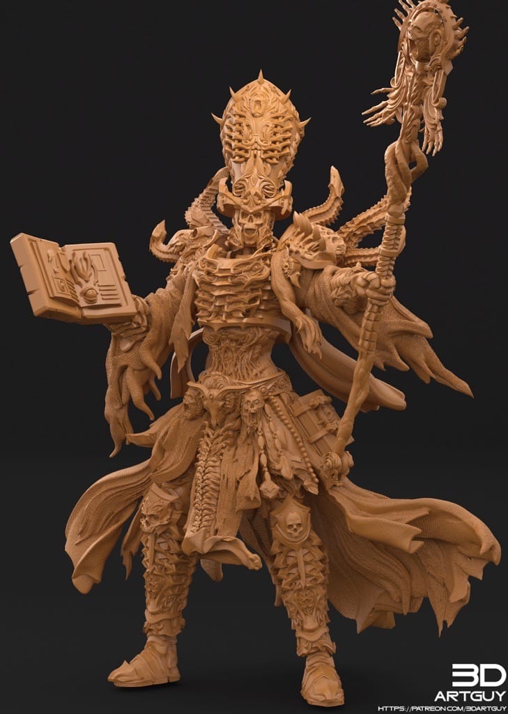 P站图纸印象馆 3DArtGuy Fantasy Characters 2022年2月 3DArtGuy Fantasy Characters 2022年2月