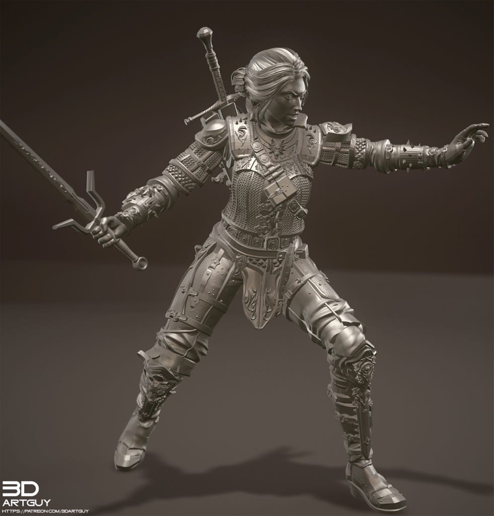 P站图纸印象馆 3DArtGuy Fantasy Characters 2022年2月 3DArtGuy Fantasy Characters 2022年2月