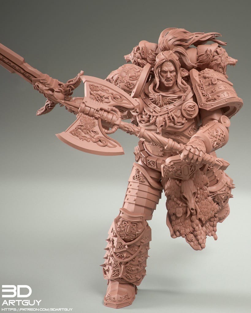 P站图纸印象馆 3DArtGuy Grimdark Characters 2022年4月 3DArtGuy Grimdark Characters 2022年4月