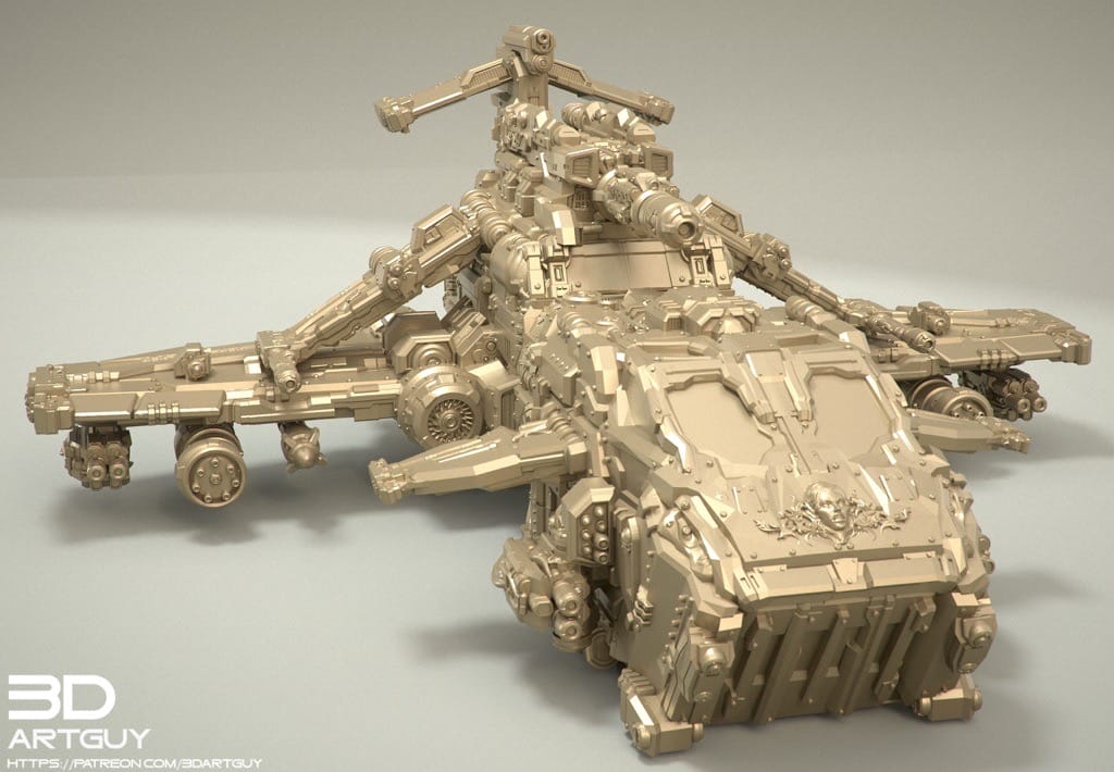 P站图纸印象馆 3DArtGuy Grimdark Characters 2022年4月 3DArtGuy Grimdark Characters 2022年4月